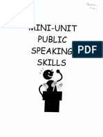 Public Speaking