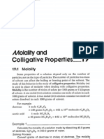 Molailty and Colligative