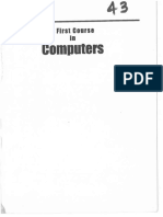 A First Course in C Omputer PDF