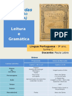 Os Lusíadas Educação Literária Leitura e Gramática