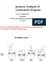 Thermodynamic Analysis of Internal Combustion Engines