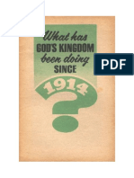 Watchtower: What Has God's Kingdom Been Doing Since 1914? - 1966