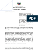 Sentencia TC 0192-14 Del Tribunal Constitucional de La República Dominicana