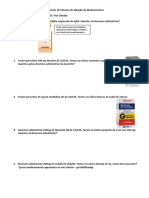 Exercícios de Cálculos de Diluição de Medicamentos