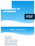 Theories of Learning