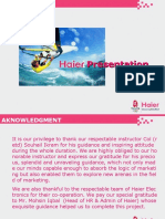 Haier Presentation