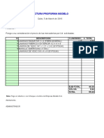 PROFORMA