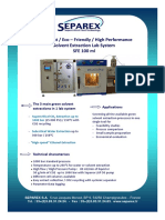 Polyvalent / Eco - Friendly / High Performance Solvent Extraction Lab System SFE 100 ML