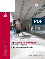 Applying To Bocconi