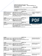 Matriz de Planificación Clase A Clase Isemestre