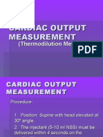 Cardiac Output Monitoring