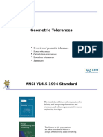 Geometric Tolerances