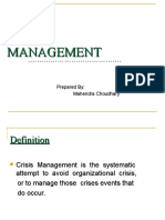 Crisis Management