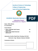 Laboratory Sample Report 