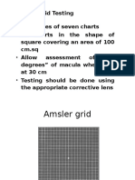 AMsler Grid, It Require To Diagnose Central Retina