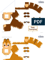 Chip Dale Cutie Papercraft Craft Printable 1012 0 FDCOM