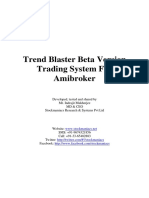 Trend Blaster Beta Trading System