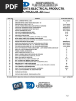 Ellis Patents Trade Pricelist 2011