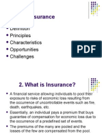 Micro-Insurance: Principles Characteristics Opportunities Challenges