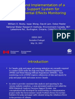 Design and Implementation of A Decision Support System For Environmental Effects Monitoring