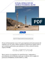 Curso Especificaciones Operacion Perforadoras Ingersoll Rand PDF