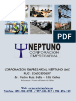 Presentacion Corporacion Empresarial Neptuno Sac - Digital 2016