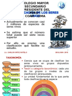 Clasificación de Los Seres Vivos