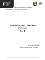 Tarea 4 Admi - Analisis Panaderia Croissan