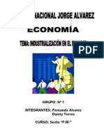 El Proceso de Industrialización en El Ecuador