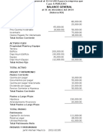 Universidad Unev Balance General