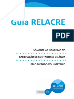 Cálculo Da Incerteza Na Calibração de Contadores de Água Pelo Método Volumétrico