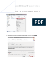 Instalar Aplicación Solid Converter PDF para Convertir Archivos de PDF A Word