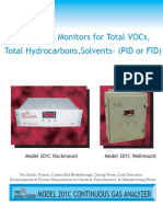 Model 201C VOC Analyzer With PID or FID Detector 613