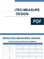 Repeated Measure Design