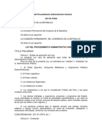 Ley 27444 Procedimiento Administrativo General