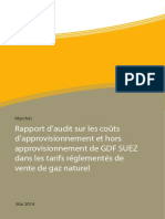 Rapport D'audit Sur Les Coûts D'approvisionnement