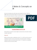 SSC HCF & LCM Shortcuts