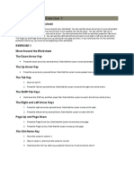 Excel - Lesson 1: Exercise 1: Move Around A Worksheet