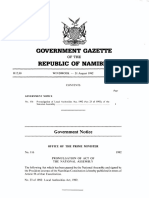 Local Authorities Act, 1992 (Act 23 of 1992), of Namibia