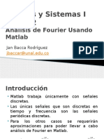 Análisis de Fourier Usando Matlab