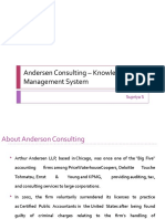 Andersen Consulting - Knowledge Management System: Supriya S