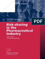 (Contributions To Management Science) Gerrit Reepmeyer-Risk-sharing in The Pharmaceutical Industry - The Case of Out-Licensing (Contributions To Management Science) - Physica-Verlag