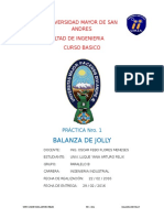 Inf. Practica 1 - Balanza de Jolly FIS 102