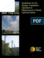 Guidelines For The Design, Installation, Operation & Maintenance of Street Lighting AssetsGuideline For Street Lighting Assets