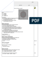 Column - C1-400mm: General Design Parameters