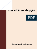 La Etimologia