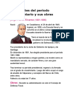 Presidentes Del Perioddero Parlamentario y Sus Obras