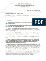 FL Policy 01-16 Use of Unmanned Radio Controlled Model Aircraft