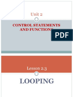 Lesson 2.3 Looping