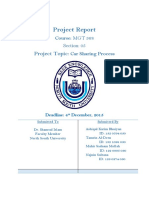 Project On Car Sharing System